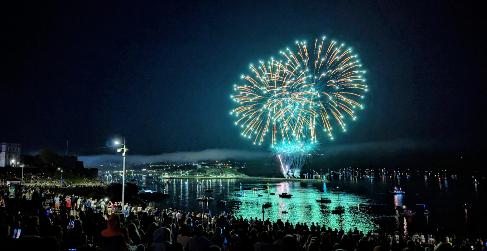 British Firework Championships over Plymouth Hoe